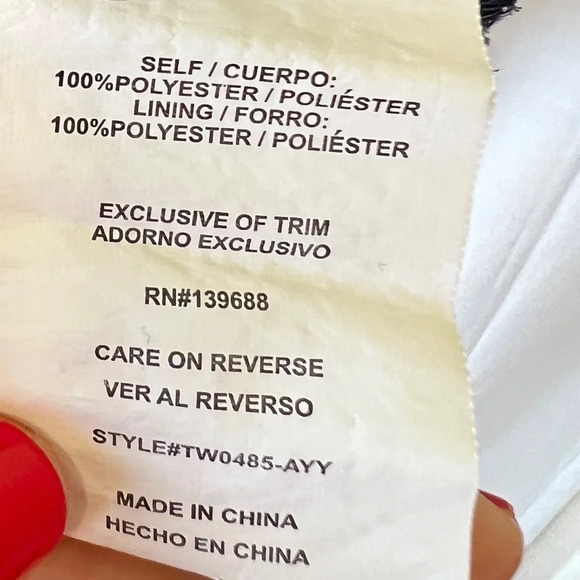 Skylar And Jade Lace High Neck Top - Picture 8 of 8